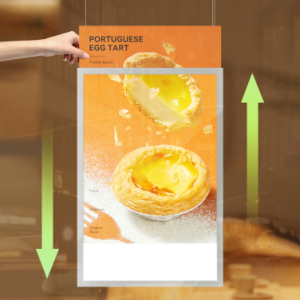 34"W x 22"H Single Sided Window Slim LED Sign